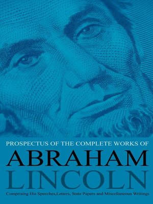 cover image of Prospectus of the Complete Works of Abraham Lincoln